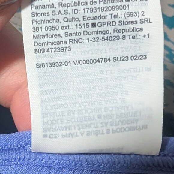 NEW! Athleta | Aurora Bodysuit Shortie In Dark Adonis Blue - Picture 10 of 11